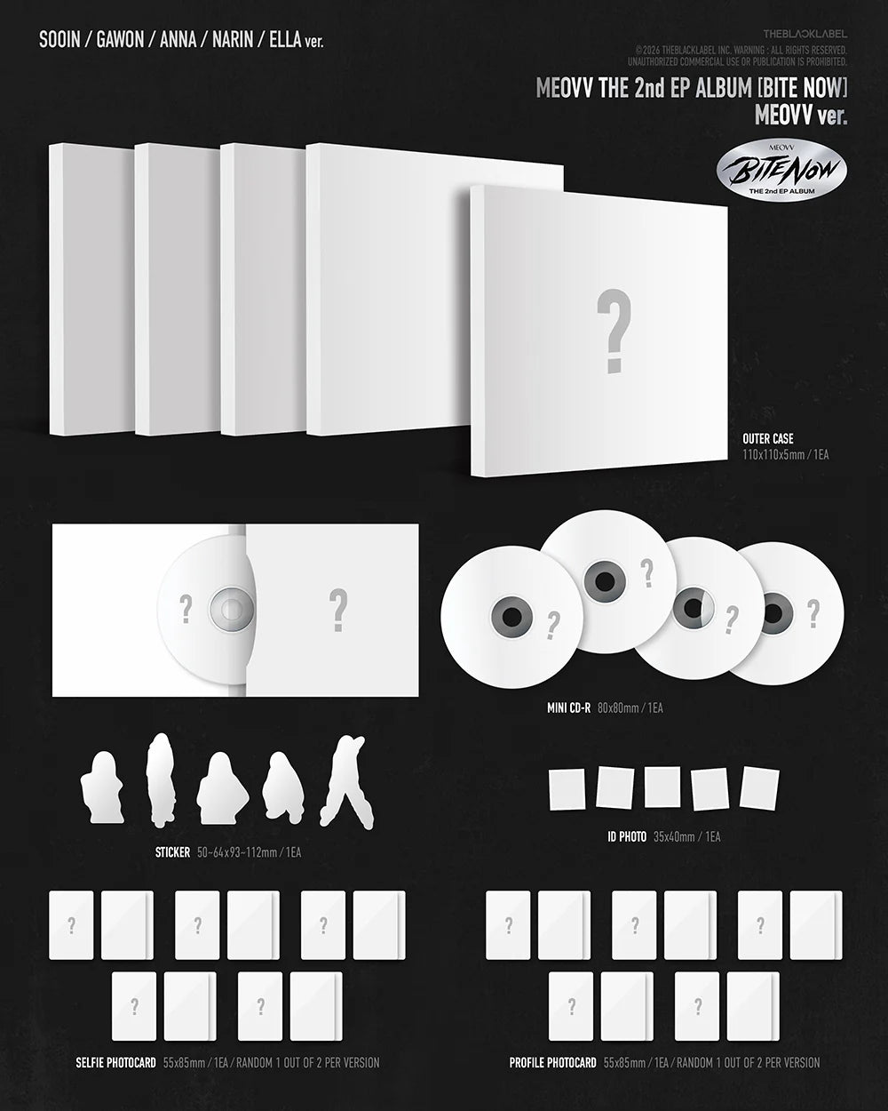 [PREORDER] MEOVV - BITE NOW 2ND EP ALBUM Meovv Ver. (Random)
