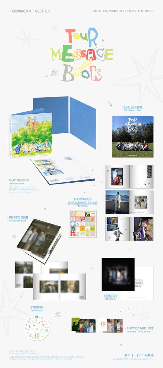 [ON BACK-ORDER] [SHIPS IN 2-3 WEEKS] TXT - ACT : PROMISE TOUR MESSAGE BOOK