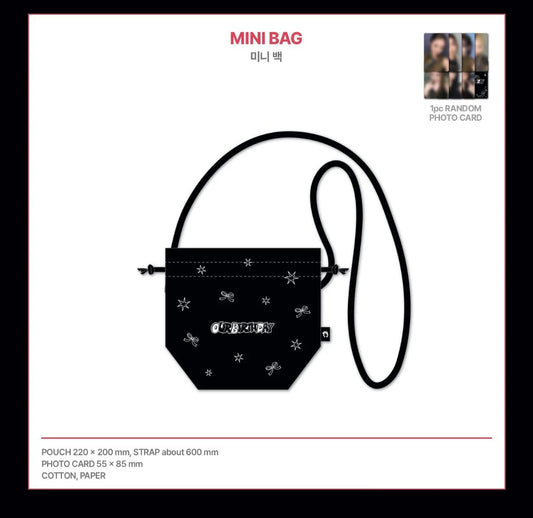 [PREORDER] [SHIPS IN NOV-DEC] OURBIRTHDAY - [OUR BIRTHDAY POP UP OFFICIAL MD] MINI BAG