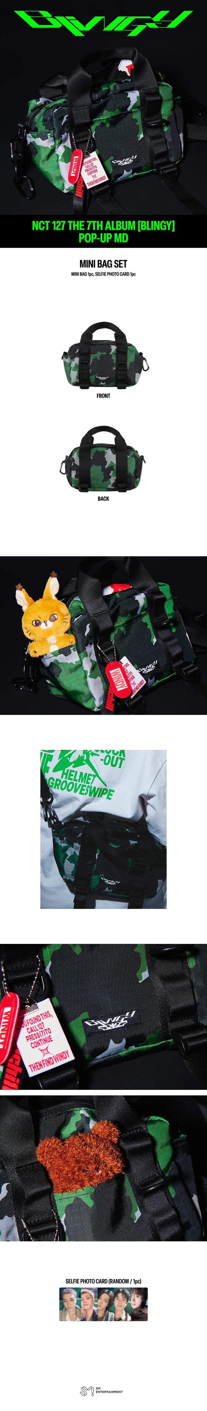 [PREORDER] [SHIPS IN DEC 2026-JAN 2027] NCT 127 - 'BLING POP UP OFFICIAL MD' MINI BAG SET (Member Choice)