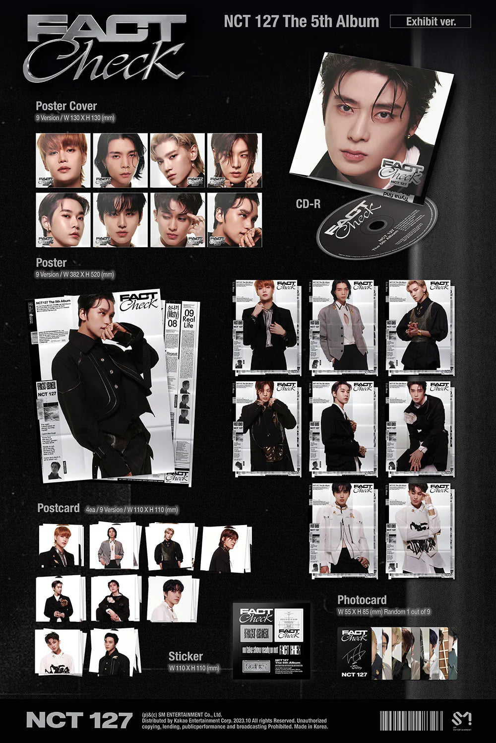 NCT 127 - 5TH MINI ALBUM [FACT CHECK] Exhibit Ver. – Nox K-Pop Shop