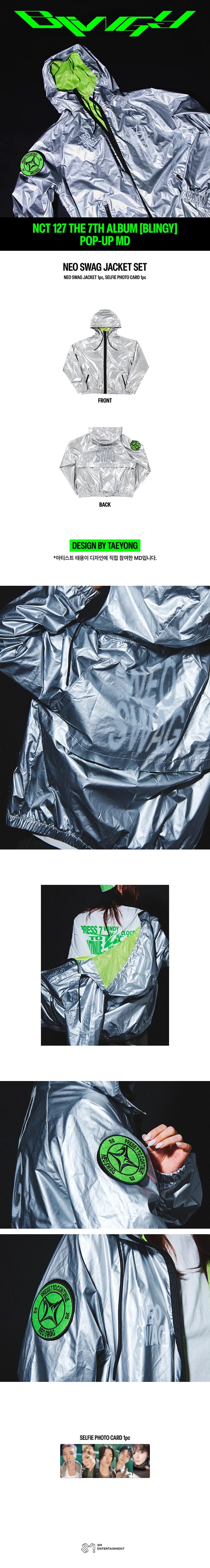 [PREORDER] [SHIPS IN DEC 2026-JAN 2027] NCT 127 - 'BLING POP UP OFFICIAL MD' NEO SWAG JACKET SET (Member Choice)