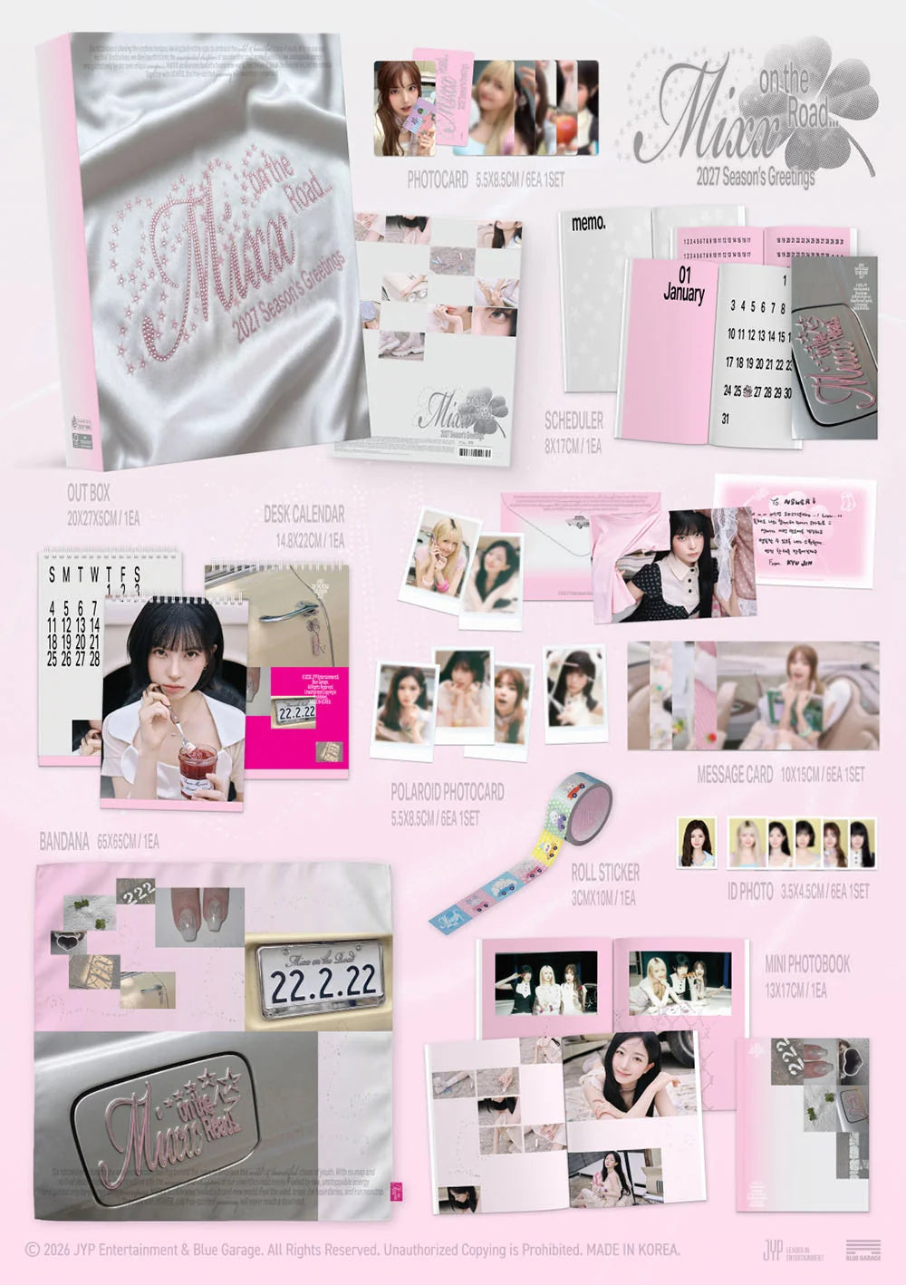 [PREORDER] [SHIPS IN FEB-MAR 2027] NMIXX - MIXX ON THE ROAD 2027 SEASON'S GREETINGS + FANS SHOP POB