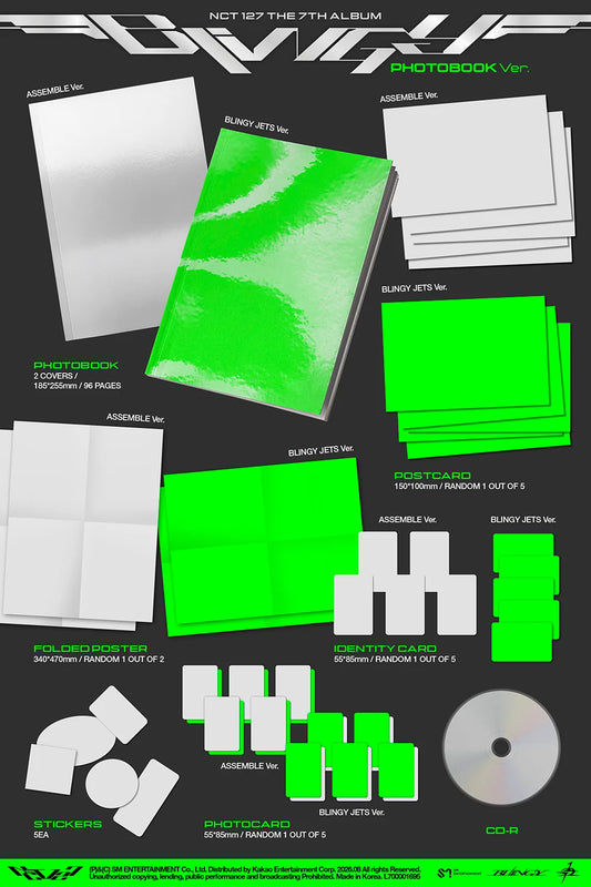 [PREORDER] [SHIPS IN SEPT-OCT] NCT 127 - BLINGY 7TH ALBUM PHOTOBOOK Ver.