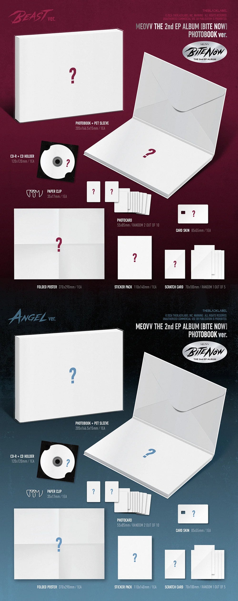[PREORDER] MEOVV - BITE NOW 2ND EP ALBUM Photobook Ver. (Random)