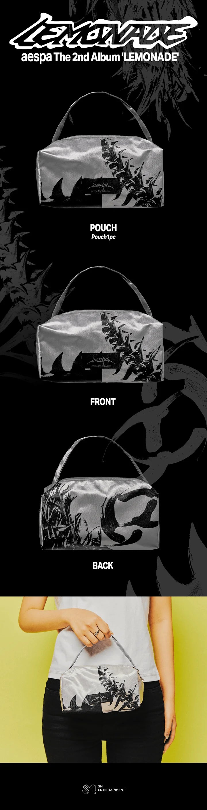 [PREORDER] [SHIPS IN SEPT-NOV] AESPA - [AESPA WEEK MAKE IT LEMONADE OFFICIAL MD] POUCH