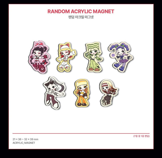 [PREORDER] [SHIPS IN NOV-DEC] OURBIRTHDAY - [OUR BIRTHDAY POP UP OFFICIAL MD] RANDOM ACRYLIC MAGNET