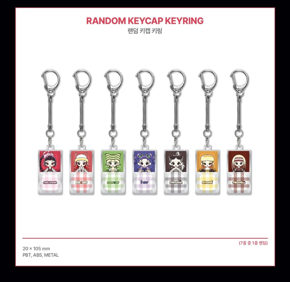[PREORDER] [SHIPS IN NOV-DEC] OURBIRTHDAY - [OUR BIRTHDAY POP UP OFFICIAL MD] RANDOM KEYCAP KEYRING