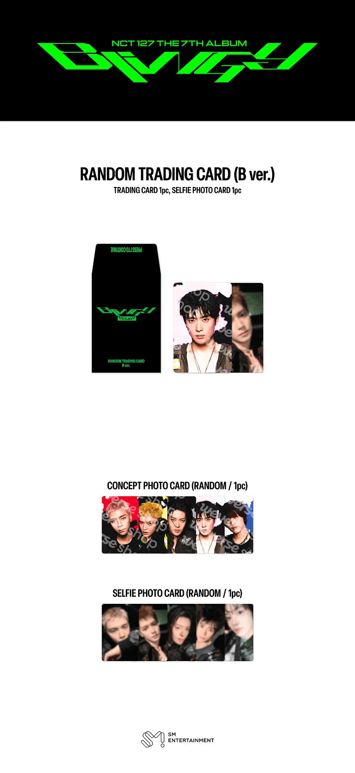 [PREORDER] [SHIPS IN DEC 2026-JAN 2027] NCT 127 - 'BLING POP UP OFFICIAL MD' RANDOM TRADING CARD B