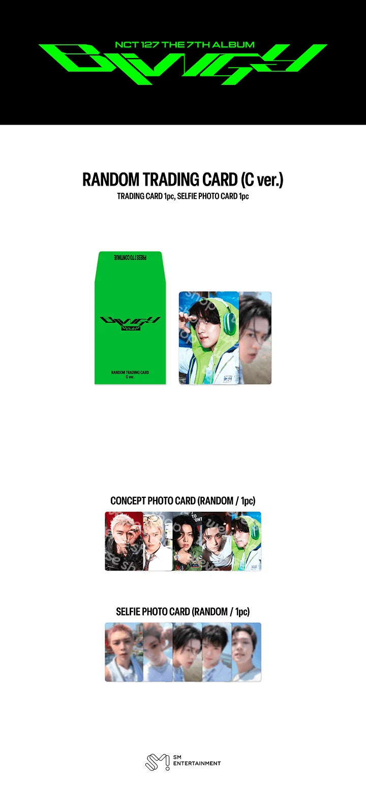 [PREORDER] [SHIPS IN DEC 2026-JAN 2027] NCT 127 - 'BLING POP UP OFFICIAL MD' RANDOM TRADING CARD C