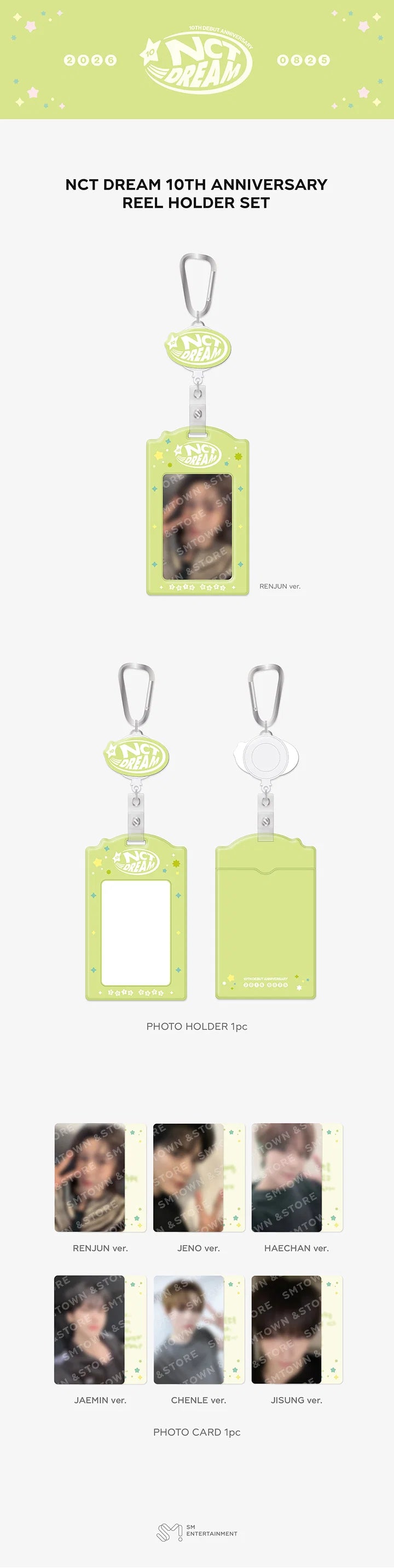 [PREORDER] [SHIPS IN DEC 2026-JAN 2027] NCT DREAM - 10TH ANNIVERSARY OFFICIAL MD REEL HOLDER SET (Member Choice)
