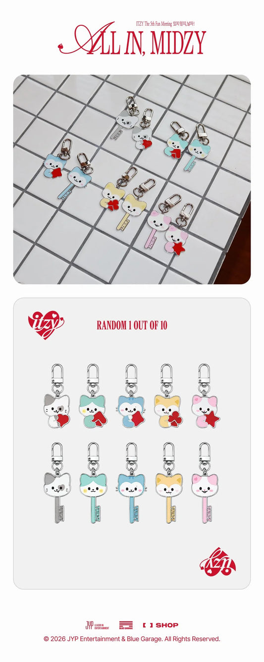 [PREORDER] [SHIPS IN JAN-FEB 2027] ITZY - ALL IN, MIDZY 5TH FAN MEETING OFFICIAL MD TWINZY SECRET METAL CHARM