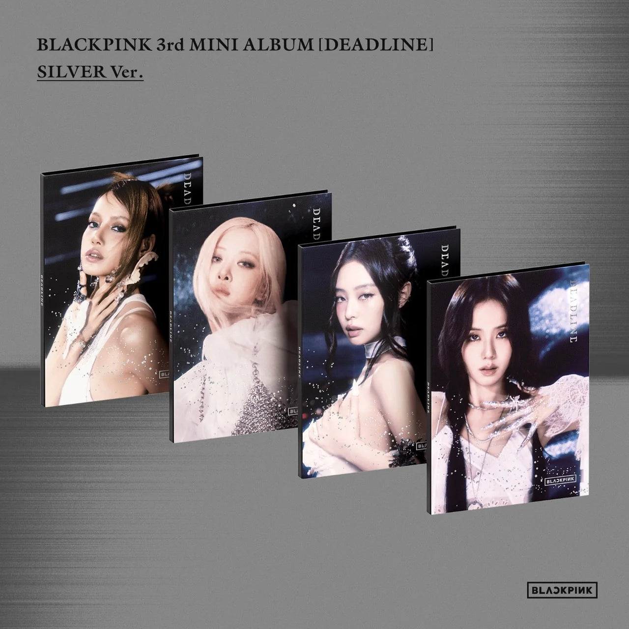 [ON BACK-ORDER] [SHIPS IN 2-3 WEEKS] BLACKPINK - DEADLINE 3RD MINI ALBUM SILVER Ver.