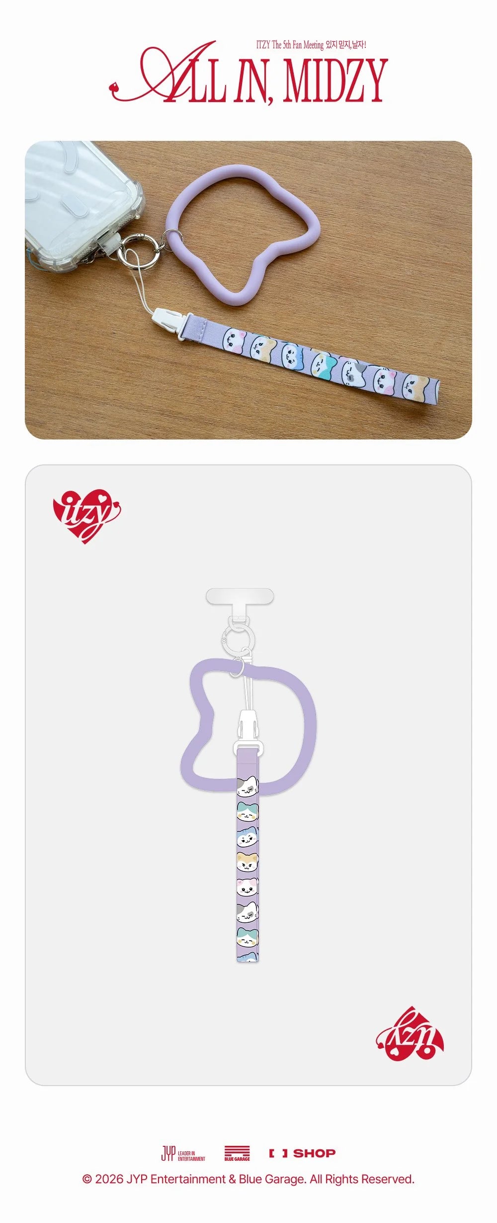 [PREORDER] [SHIPS IN JAN-FEB 2027] ITZY - ALL IN, MIDZY 5TH FAN MEETING OFFICIAL MD SILICONE MULTI RING