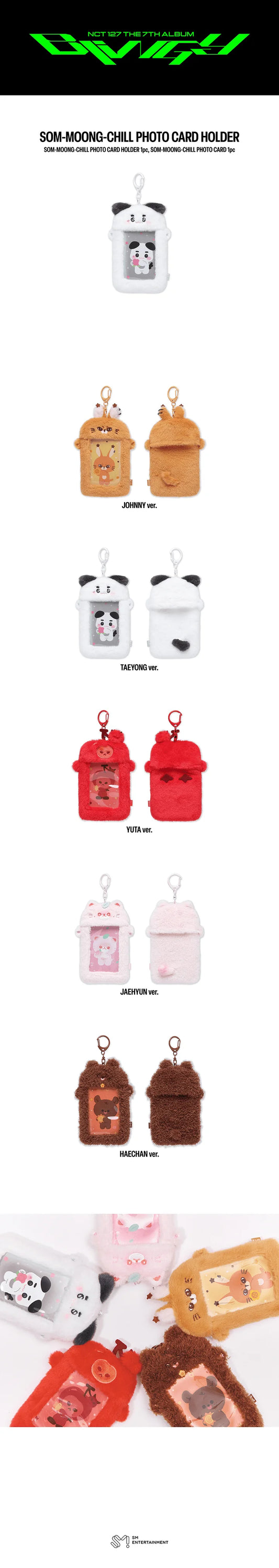 [PREORDER] [SHIPS IN DEC 2026-JAN 2027] NCT 127 - 'BLING POP UP OFFICIAL MD' SOM-MOONG-CHILL PHOTO CARD HOLDER SET (Member Choice)