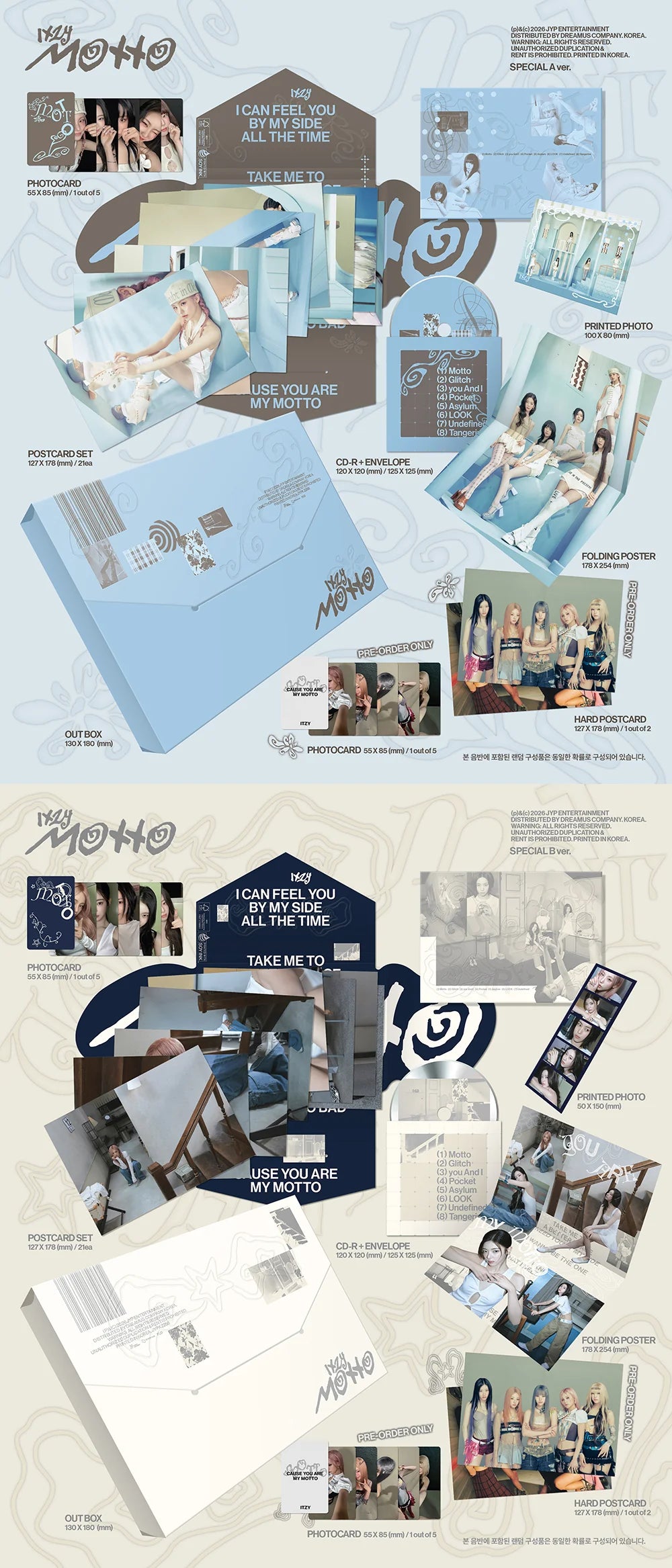 [PREORDER] ITZY - MOTTO MINI ALBUM SPECIAL Ver. (Random)