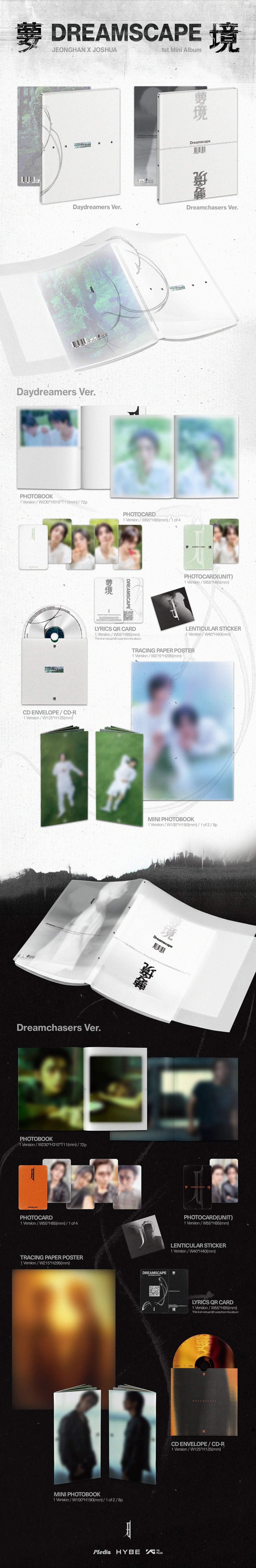 [PREORDER] [SHIPS IN NOV-DEC 2026]   SEVENTEEN JEONGHAN X JOSHUA - DREAMSCAPE 1ST MINI ALBUM - STANDARD RANDOM Ver.
