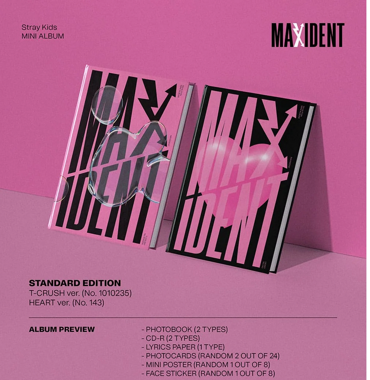 Stray Kids - MINI ALBUM [MAXIDENT] STANDARD EDITION