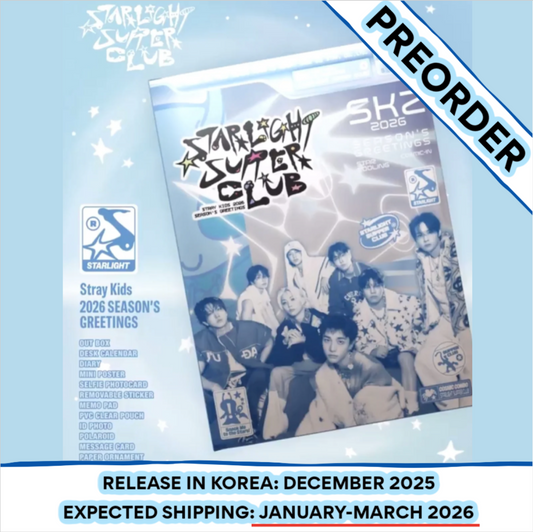 [PREORDER] Stray Kids 2026 Season’s Greetings [STARLIGHT SUPPER CLUB]
