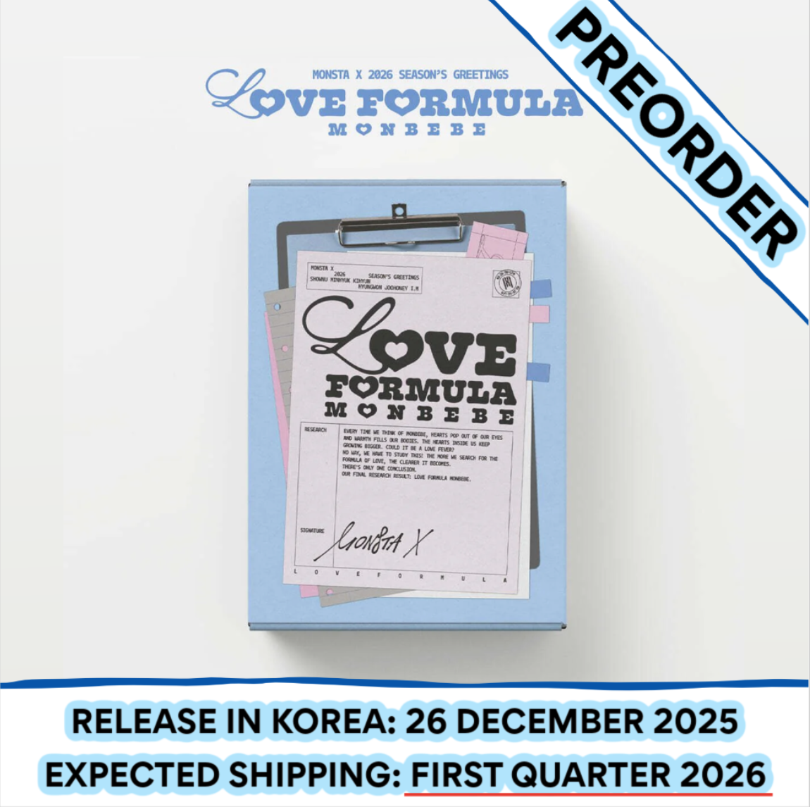 [PREORDER] MONSTA X 2026 Season's Greetings