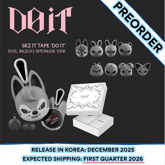 [PREORDER] Stray Kids SKZ IT TAPE ‘DO IT’ Evil SKZOO Speaker Ver. (Member Choice)