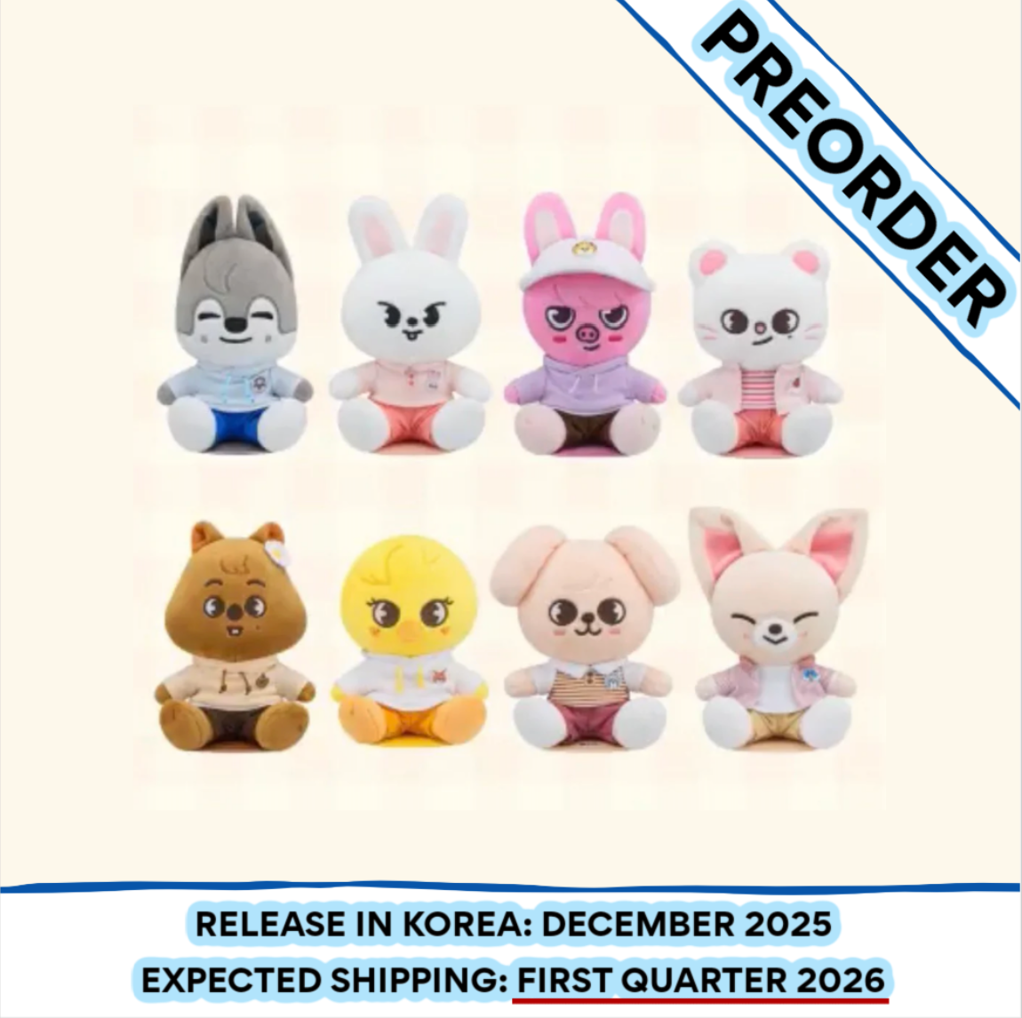 [PREORDER] Stray Kids SKZOO Shoulder Plush [ZOOTOPIA 2 X SKZOO Pop Up Store MD] (Member Choice)