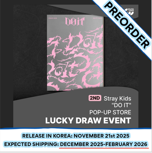 [PREORDER] Stray Kids SKZ IT TAPE ‘DO IT’ IT Ver. (Soundwave 2nd Week Pop-Up Lucky Draw)