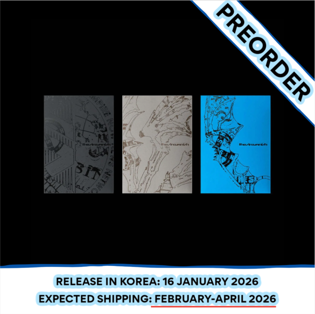 ENHYPEN - 7th Mini Album [THE SIN : VANISH] Standard Ver. RANDOM