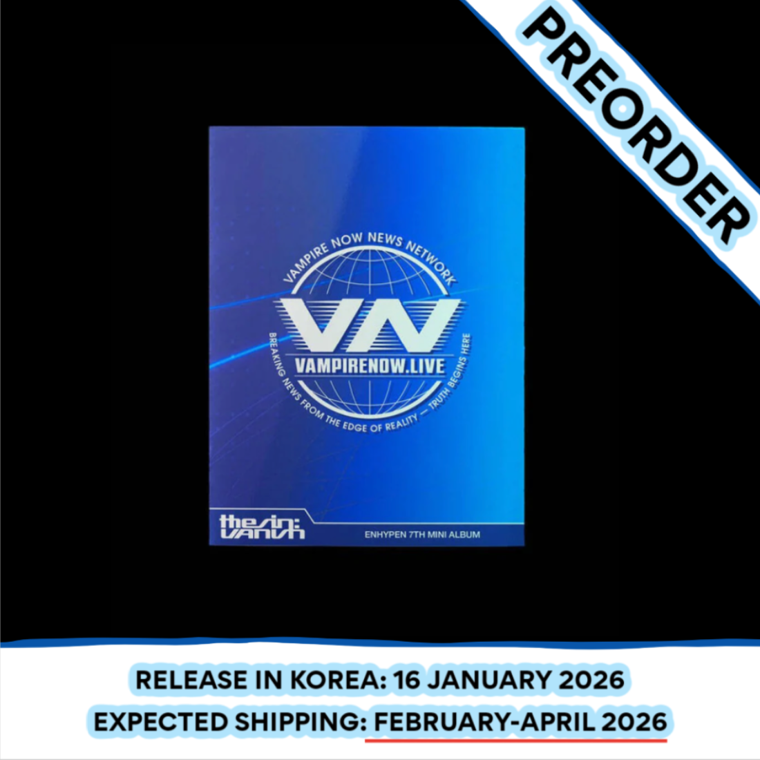 ENHYPEN - 7th Mini Album [THE SIN : VANISH] (Weverse Albums Ver.)