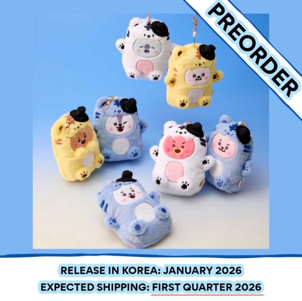 [PREORDER] BT21 - K-HORANG REEL PASS CASE (Member Choice)