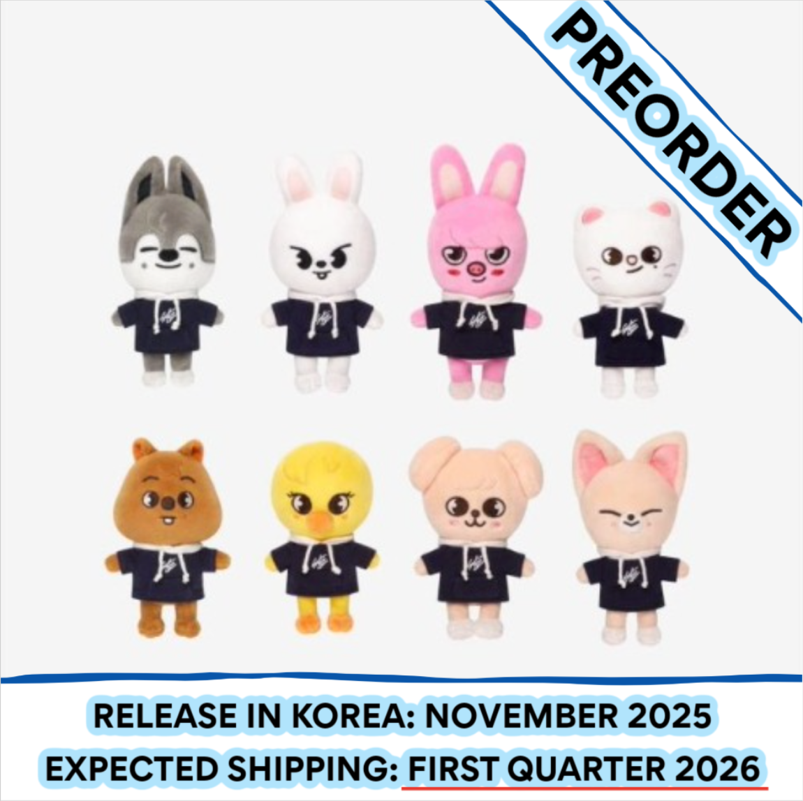 Stray Kids [DominATE : CelebrATE] SKZOO Plush Mini Ver. (Member Choice)