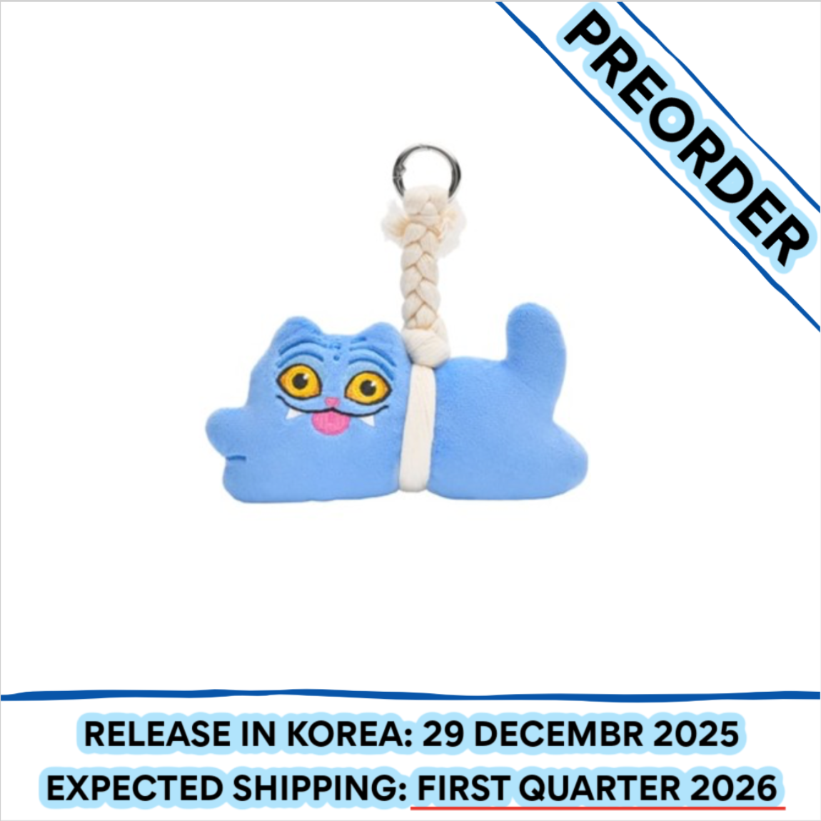 [PREORDER] KPOP DEMON HUNTERS OFFICIAL MD Derpy Guardian Plush Keyring