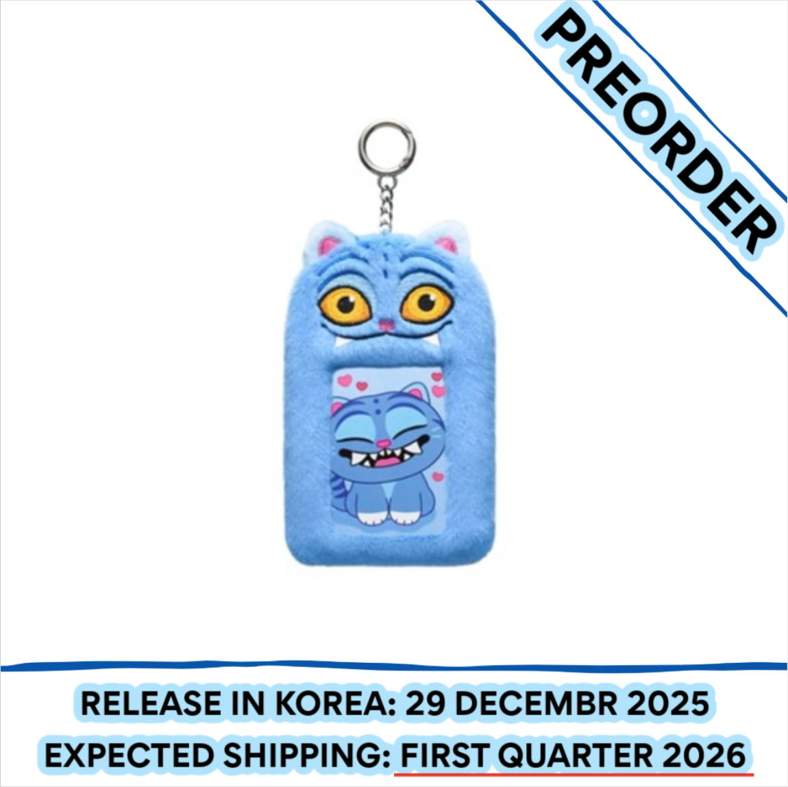 [PREORDER] KPOP DEMON HUNTERS OFFICIAL MD Derpy Photocard Holder Keyring