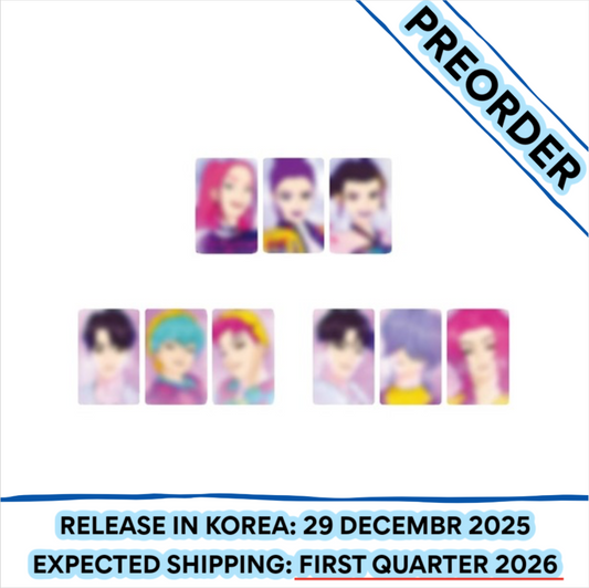 [PREORDER] KPOP DEMON HUNTERS OFFICIAL MD Lenticular Photocard Set (Group Choice)