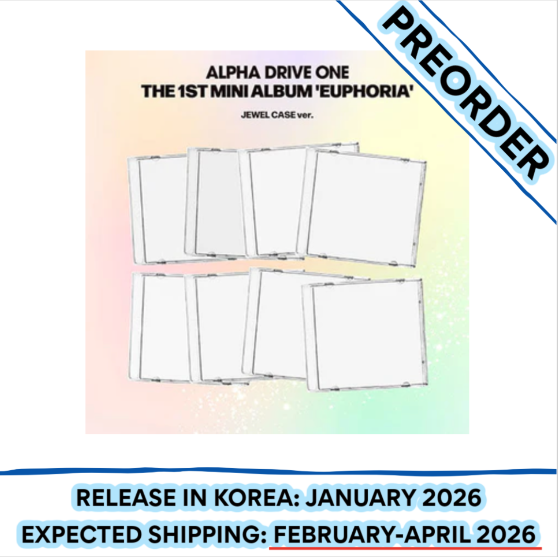 [PREORDER] ALPHA DRIVE ONE - EUPHORIA 1ST MINI ALBUM (Version Choice)