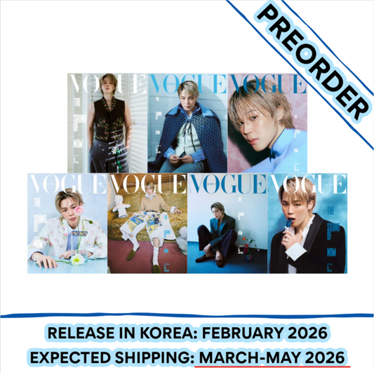 [PREORDER] BTS JIMIN - VOGUE MAGAZINE 2026 FEBRUARY ISSUE COVER SET