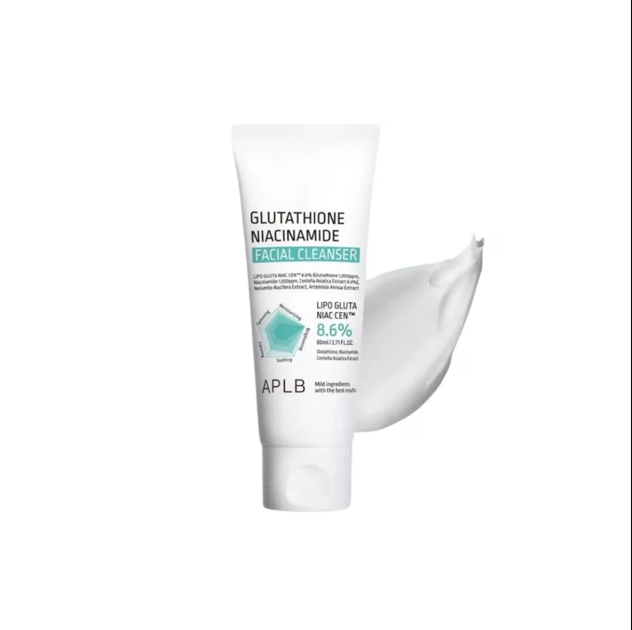 APLB – Glutathione Niacinamide Facial Cleanser, 80ml