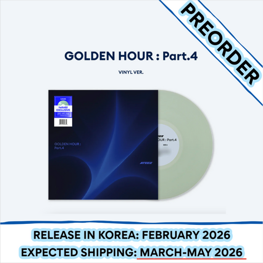 [PREORDER] ATEEZ - GOLDEN HOUR : PART.4 13TH MINI ALBUM VINYL Europe hello82 Exclusive