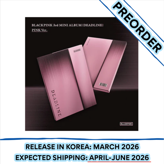 [PREORDER] BLACKPINK - DEADLINE 3RD MINI ALBUM STANDARD Ver. (Version & POB Choice)