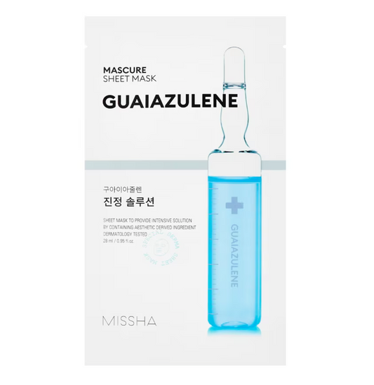 MISSHA – Mascure Solution Sheet Mask, Guaiazulene, 28ml