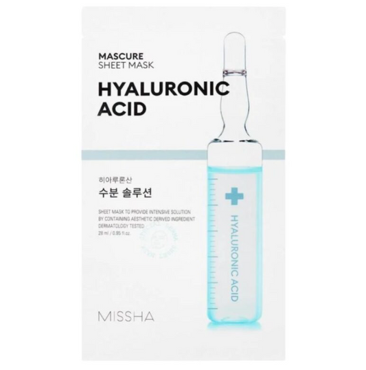 MISSHA – Mascure Solution Sheet Mask, Hyaluronic Acid, 28ml