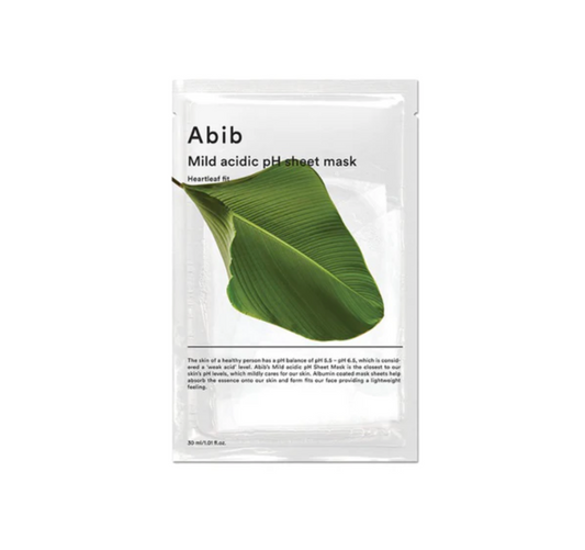 ABIB – Mild Acidic pH Sheet Mask – Heartleaf Fit, 1ea