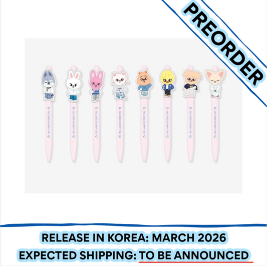 [PREORDER] Stray Kids 6TH FANMEETING OFFICIAL MD [STAY in Our Little House] - SKZOO GEL PEN  (Member Choice)