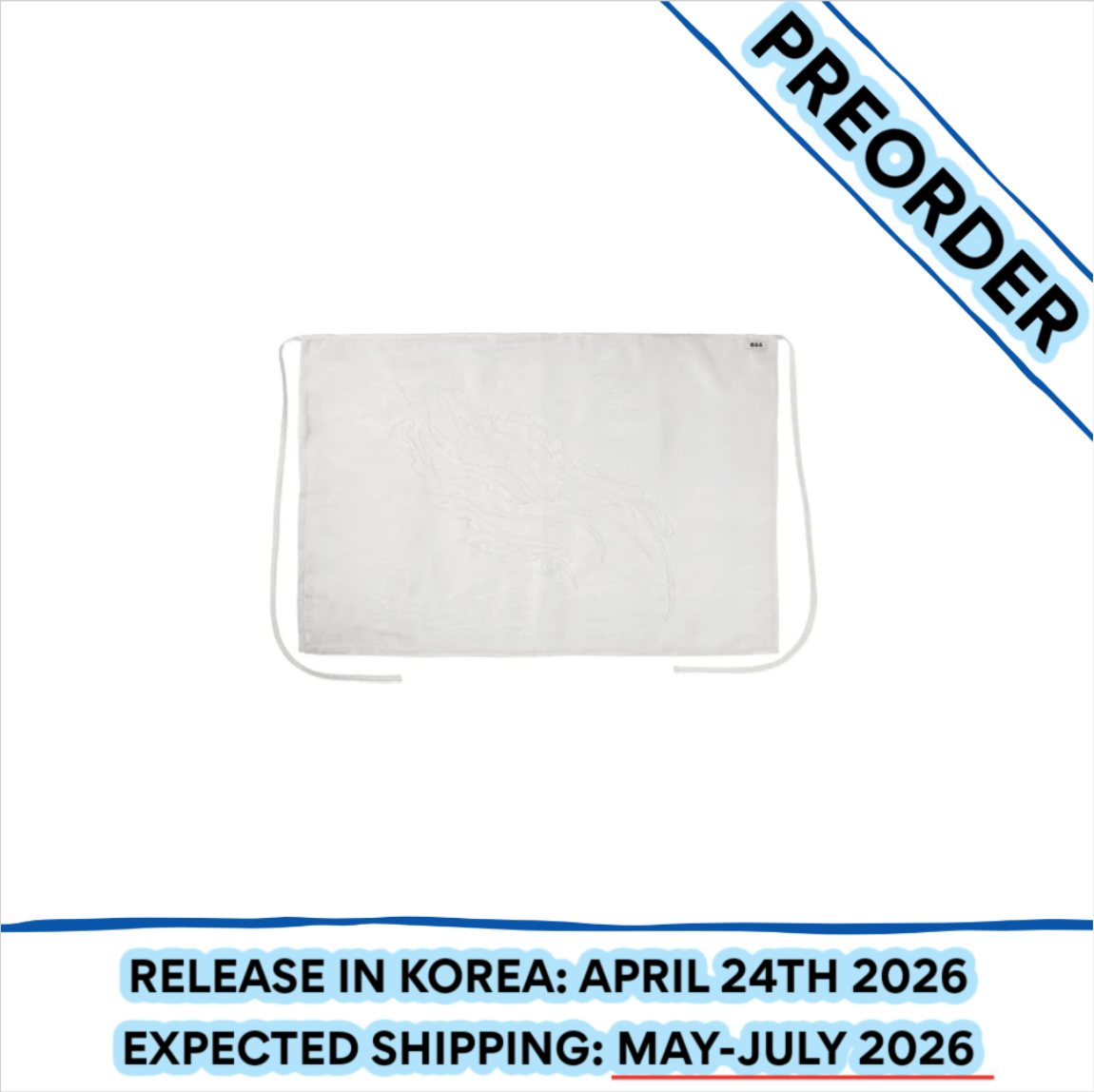 [PREORDER] BTS - [BTS X MU:DS ARIRANG COLLABORATION OFFICIAL MD] - LAYERED SKIRT