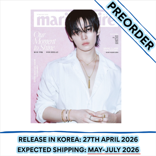 [PREORDER] Stray Kids LEE KNOW - MARIE CLAIRE MAGAZINE 2026 MAY ISSUE COVER B