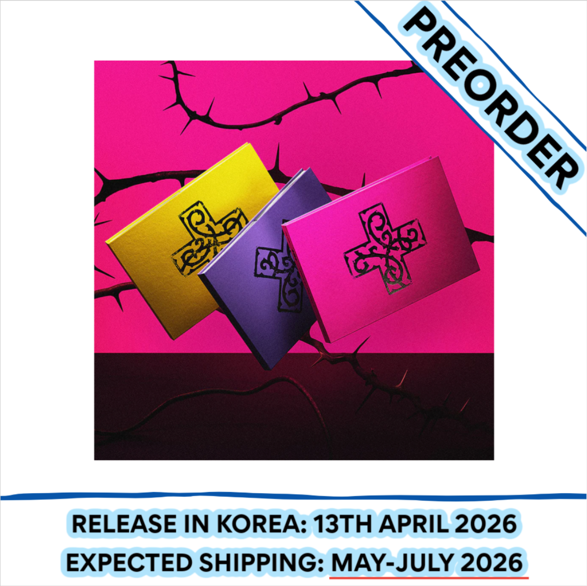 [PREORDER] TXT - 7th Year: A MOMENT OF STILLNESS IN THE THORNS 8th Mini Album Standard (Random)