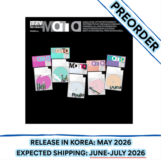 [PREORDER]  ITZY - MOTTO Mini Album MEMBER Ver. RANDOM (POB Choice)