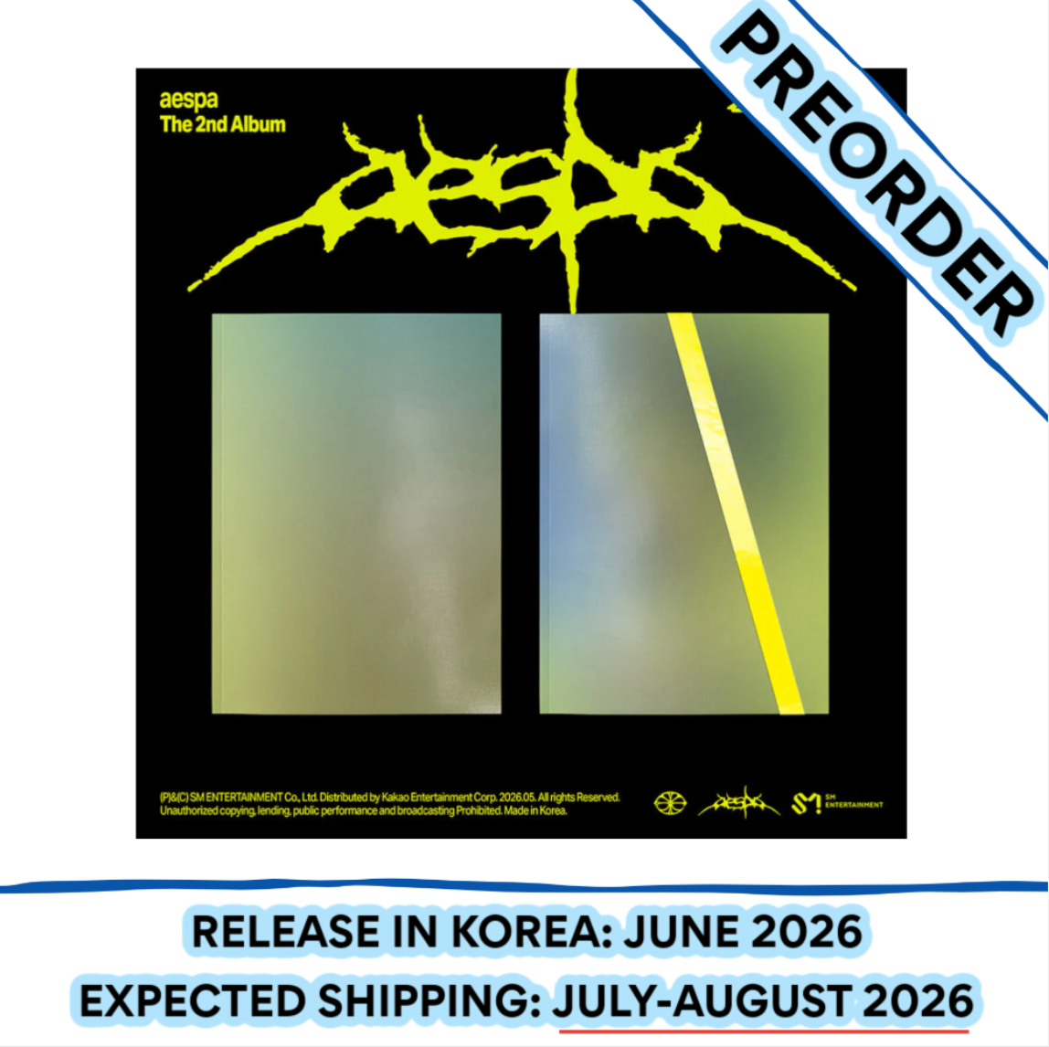 [PREORDER] AESPA - LEMONADE 2nd Album LEMONADE Ver. RANDOM