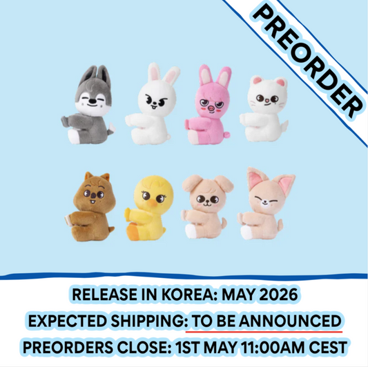 [PREORDER] Stray Kids - [SKZOO EVERYWHERE ALL AROUND THE WORLD POP-UP STORE IN SEOUL OFFICIAL OFFLINE MD] SKZOO STRAP PLUSH (Member Choice)