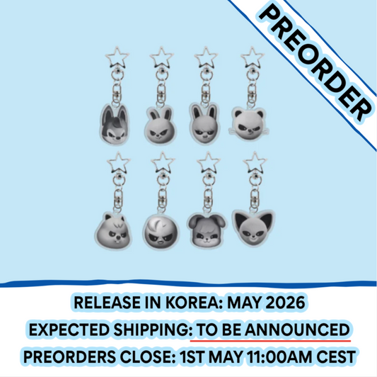 [PREORDER] Stray Kids - [SKZOO EVERYWHERE ALL AROUND THE WORLD POP-UP STORE IN SEOUL OFFICIAL OFFLINE MD] EVIL SKZOO ACRYLIC KEYRING (Member Choice)